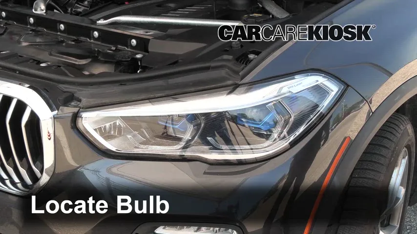 2019 BMW X5 xDrive40i 3.0L 6 Cyl. Turbo Éclairage Feux de route (remplacer l'ampoule)